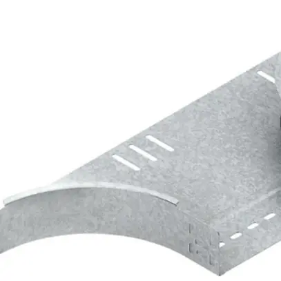 Pezzo T per canale portacavi 200×60mm zinc.send. 