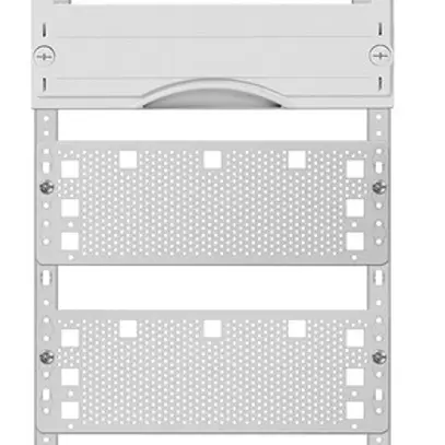 Panello Media ABB, con 3 file DIN, altezza 3, 7 file per distributore vuoto 