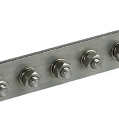 Potentialausgleichsschiene Elvatec/DEHN 6×M10×25mm V2A 