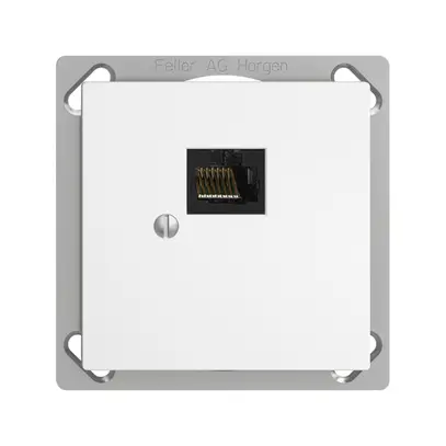 Scatola INS 1×RJ45/u 8P EDIZIOdue bianco R&M swissline 