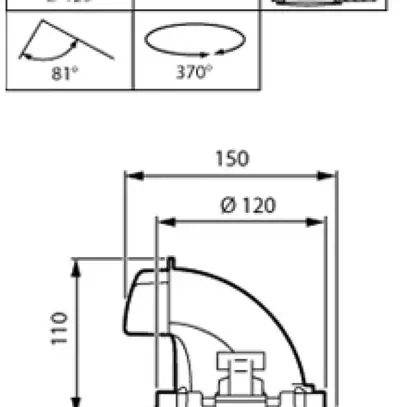 Spot LED INC Accent Compact Elbow RPO RS772B 27S/830 WIA-E MB WH 