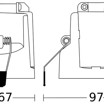 Rilevatore di movimento INS Steinel PD IR 4360-8 EIB/KNX 360° nero 