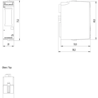 Modulo elettronico PLC Siemens SIMATIC ET200SP F-RQ 24…48VDC/24…230VAC/5A ST F0 