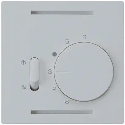 Termostato Hager kallysto A, con interr.di riscald./raffred., grigio chiaro 
