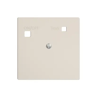 Kit frontale EDIZIOdue per presa FI F, chiuso, crema 