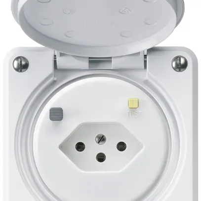 Prise FI robusto A T13 30mA blanc 