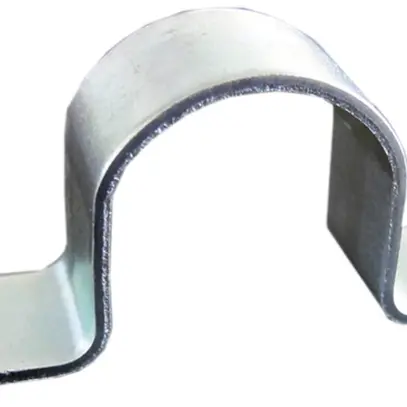 Brida per tubo 2 viti Plica M16 zincato 