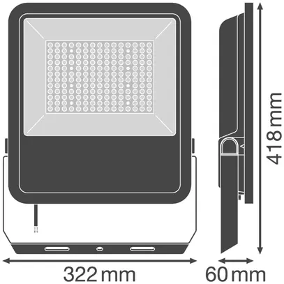 Projecteur LED Ledvance FLOODLIGHT AREA, 105W 4000K 15000lm IP65 noir 