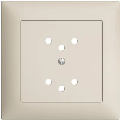 Kit frontale EDIZIOdue crema 88×88mm 2×T12 