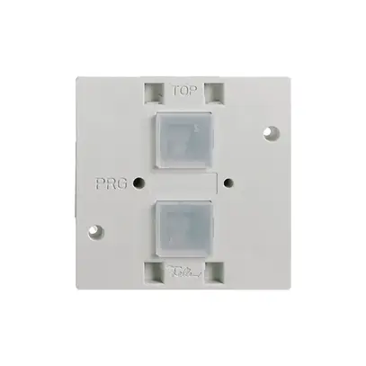 Poussoir KNX EDIZIOdue elegance BSE RGB, avec capteur de température 2-fois 