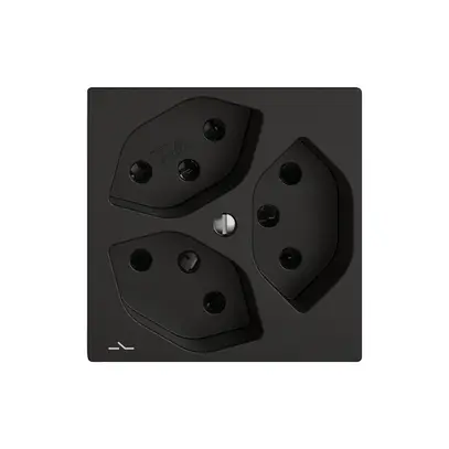 Presa EDIZIO.liv SNAPFIX® 3×T13 1×S ne 