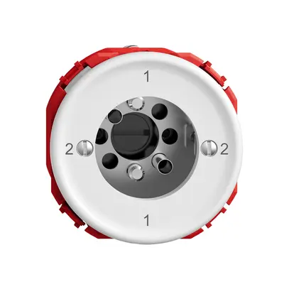 Drehschalter STANDARDdue SNAPFIX® Wechselschalter 3/1L ohne Zylinder ws 