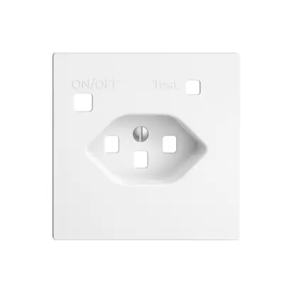 Kit frontale EDIZIOdue per presa FI F, T23, bianco 