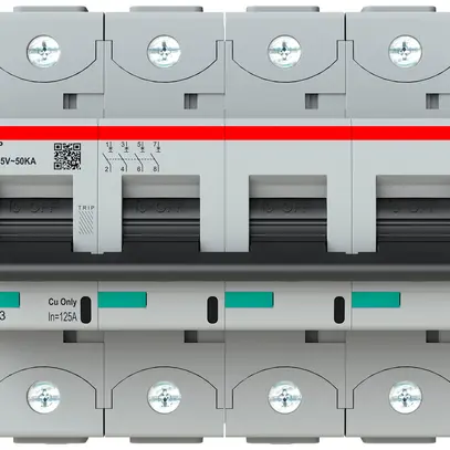 Disjoncteur ABB S804P-C125 4P 400V C-125A 50kA 6.5UM 