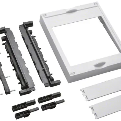 Kit Hager univers N 300×250mm pour 2 sectionneurs DIN00 sur rail collecteur 60mm 