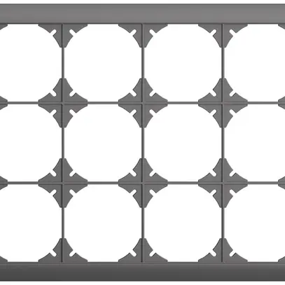 En-tête ENC EDIZIOdue SNAPFIX® 3×4 horizontal 268×208mm gris foncé 