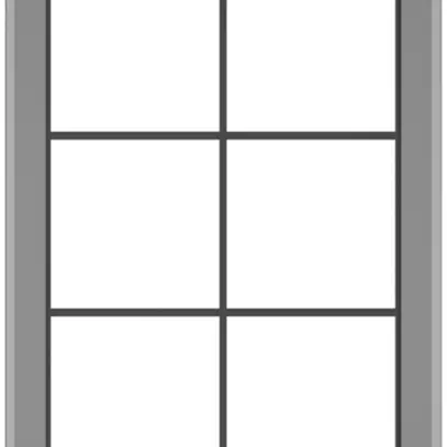 Abdeckrahmen SIDUS 2×3/3×2 grau 