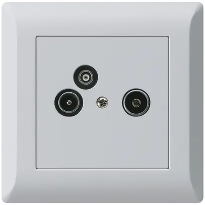 Prise pour antenne ENC R/TV/données kallysto.line 2GHz 4dB gris clair 
