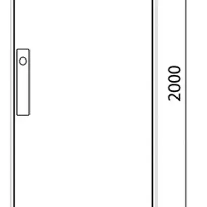 Armadio da suolo Hager FG21WE 350×2000×400mm grigio 