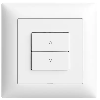 Stazione secondaria INC 1K/2T per interruttore tapparelle Edue Wiser bianco 