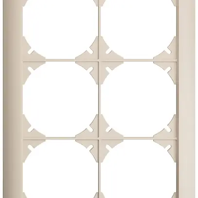 UP-Kopfzeile EDIZIOdue SNAPFIX® 3×2 vertikal 148×208mm crema 