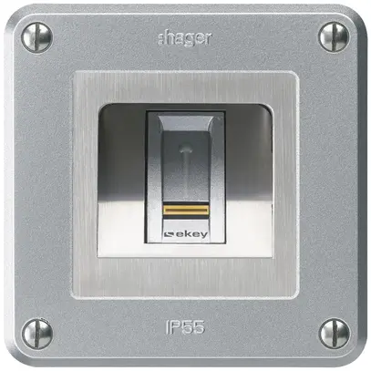 Lecteur d'empreintes digitales NUP Hager ekey robusto C aluminium 