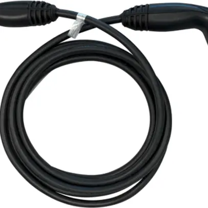 Câble de recharge lisse 32A triphasé type 2, 7m (jusqu'à 22kW) 
