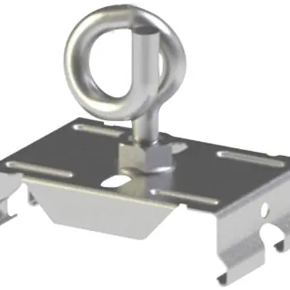 Halter DOTLUX 57×36×54mm, für Deckenmontage Kette, 2m, für LINEAselect 
