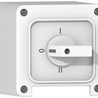 Interrupteur rotatif AP NAP SUPRA 2/2 blanc 