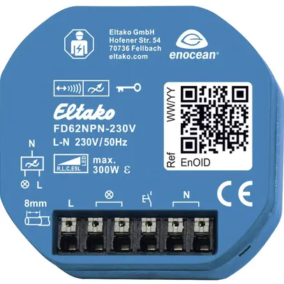 Attuatore variatore universale RF INS Eltako FD62NPN-230V 300W 