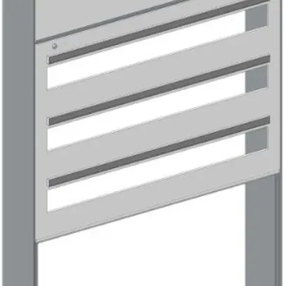 Quadro AP Hager ABT 506×1015mm 3 file grigio chiaro 