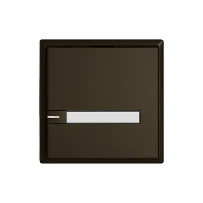 Poussoir KNX RGB EDIZIO.liv SNAPFIX® capteur temp.RGB-LED étiqu.1×com.1T br 