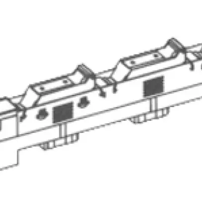 Réglette coupe-circuit sectio. HPC Weber V00-E 1 