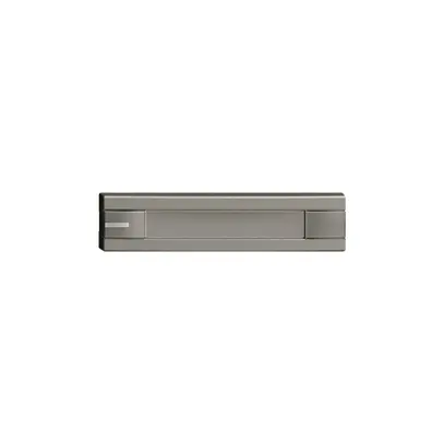 Tasto 1/4 KNX/elettronic.c. LED+cart. EDIZIOdue comando 2×grigio scuro 
