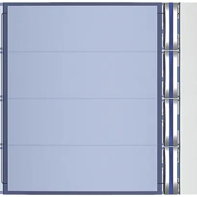 Façade avec 4 boutons pour module d'appel avec 4 boutons Sfera aluminium 