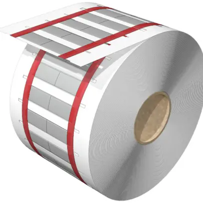 Marqueur de conducteur Weidmüller MultiMark HS p.Ø2.1…6.4mm 50.8×10.7mm blanc 