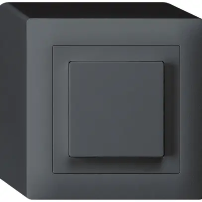 Interrupteur à poussoir AP kallysto 3/1L anthracite 