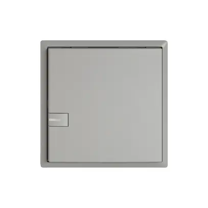 Poussoir KNX RGB EDIZIO.liv SNAPFIX® capteur temp.RGB-LED 1× comm.1T grc 