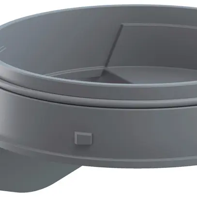 Équerre WERMA Maxi, pour colonne de signalisation, gris 