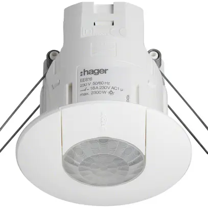 Rilevatore di presenza INS 360° Hager DALI/DSI 