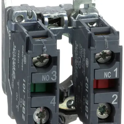 Elemento di contatto Schneider Electric 1Ch+1R con pezzo di fissaggio 
