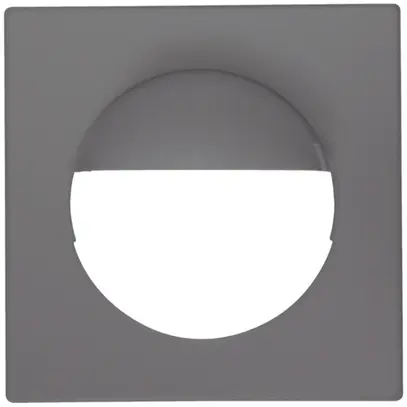 Kit frontal Luxomat pour EDIZIOdue gris foncé 