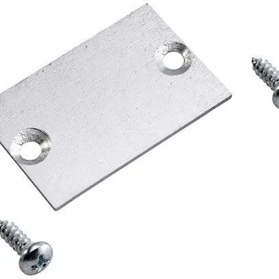Endplatte für Kabelkanal ELBRO, Aluminium, 45×30mm, mit Schrauben 