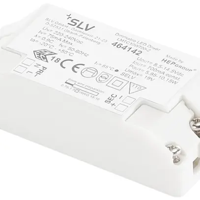Convertisseur LED SLV 10W, 700mA réglable avec décharge de traction IP20 