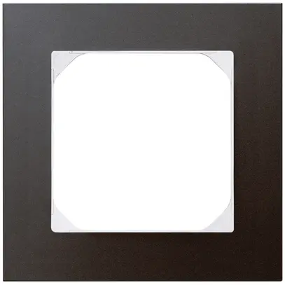 Cadre de recouvrement KAL.art 1×1 94×94mm Al noir 