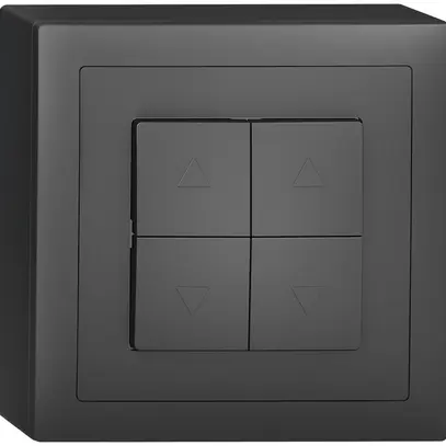 Interrupteur pour stores AP Sidus, 2-canal, anthracite 