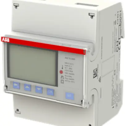 Contatore d'energia AMD ABB iBus A42 312-600, 1×6A Argento 2DI/2DO RS-485 METAS 