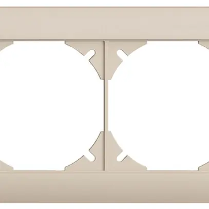 UP-Kopfzeile EDIZIOdue SNAPFIX® 1×4 horizontal 257×77mm crema 