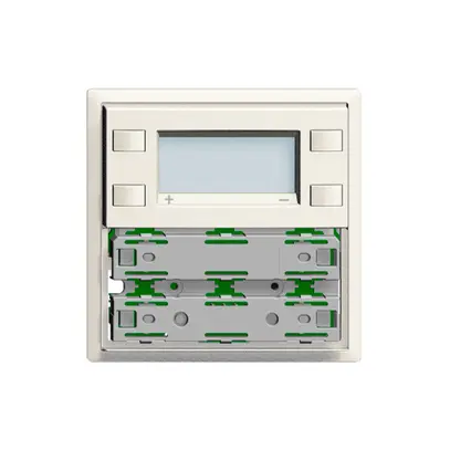 Plaque frontale RTH KNX 1…4×EDIZIOdue blanc, avec LED RGB 