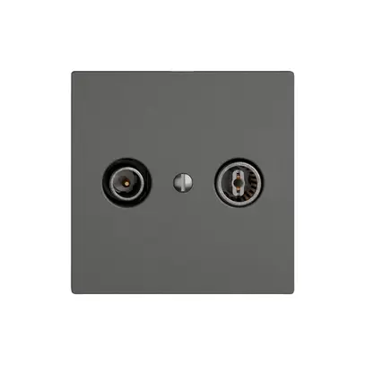 Presa antenna TV-R EDIZIO.liv SNAPFIX® presa di passaggio 11dB grs 